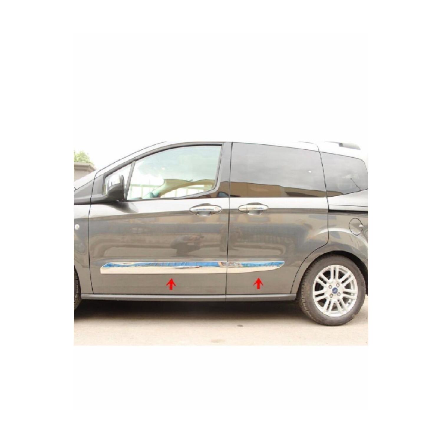 Хромированная накладка боковой двери для Ford Tourneo Courier, 4 шт.. 2014 г.в. П.елик
Хромированная накладка боковой двери для Ford Tourneo Courier, 4 шт.. 2014 г.в. П.елик