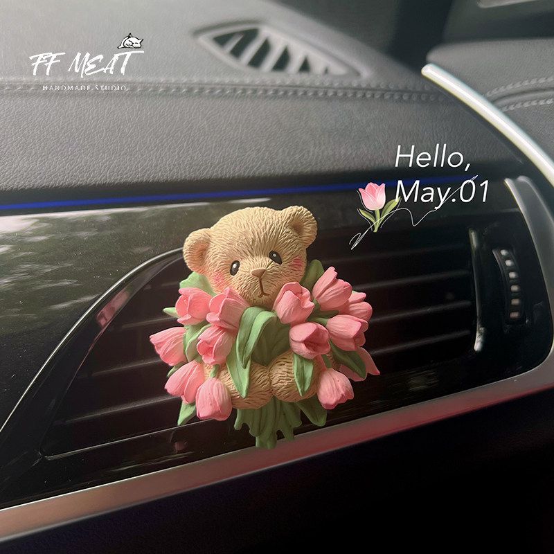 Automobile Aromatherapy Cartoon Cute Retro Holding Flowers Bear Solid Fragrant Stone Car Central Control Air Outlet Decoration Complete Collection Light Bear Hugs Pink Flowers (Essential Oil 5ml)
Automobile Aromatherapy Cartoon Cute Retro Holding Flowers Bear Solid Fragrant Stone Car Central Control Air Outlet Decoration Complete Collection Light Bear Hugs Pink Flowers (Essential Oil 5ml)