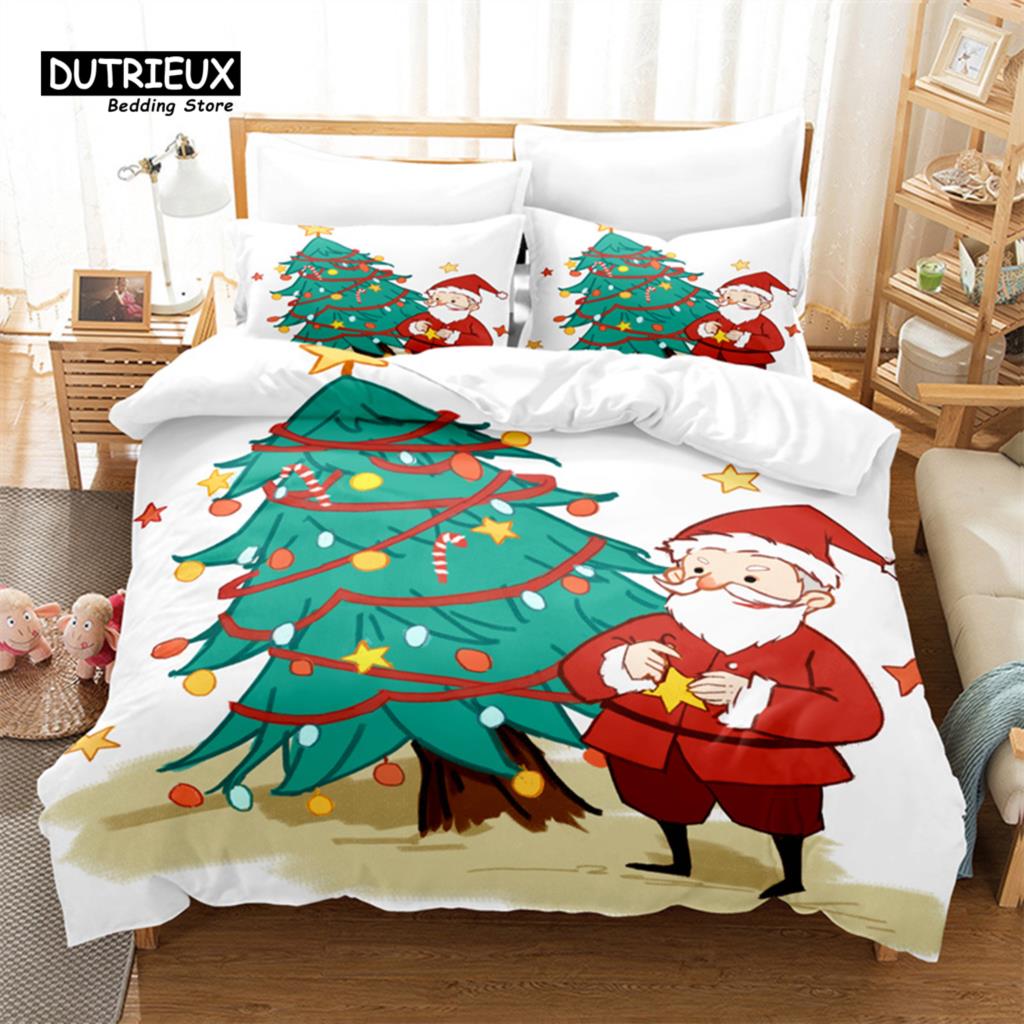 Santa Claus Bedding Set, 3Pcs Duvet Cover Set, Soft Comfortable Breathable Duvet Cover, For Bedroom Guest Room Decor EU single(135x200cm)
Santa Claus Bedding Set, 3Pcs Duvet Cover Set, Soft Comfortable Breathable Duvet Cover, For Bedroom Guest Room Decor EU single(135x200cm)