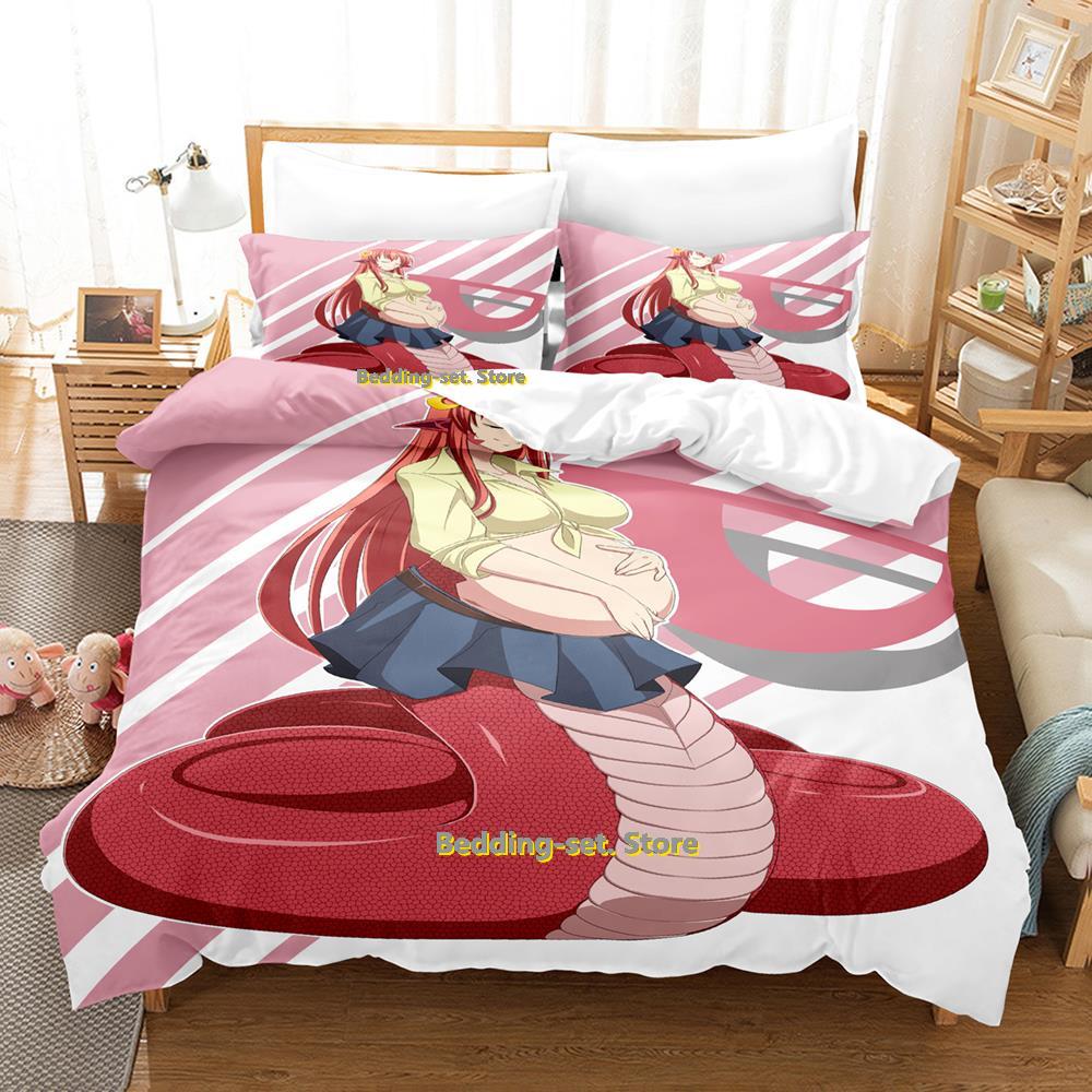 Monster Musume Bedding Set Single Twin Full Queen King Size Bed Set Adult Kid Bedroom Duvetcover Sets 3D Anime Bed Sheet Set EU Single(135x200cm)
Monster Musume Bedding Set Single Twin Full Queen King Size Bed Set Adult Kid Bedroom Duvetcover Sets 3D Anime Bed Sheet Set EU Single(135x200cm)