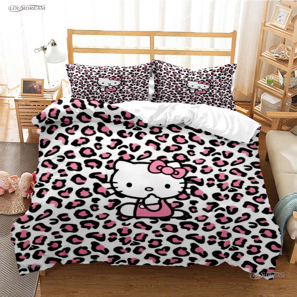 Hellokitty Cartoon Anime All Season Duvet Cover Comforter Bedding Sets Soft Quilt Cover And Pillowcases Single/Double/Queen/King EU Single(135*200cm)3pcs
Hellokitty Cartoon Anime All Season Duvet Cover Comforter Bedding Sets Soft Quilt Cover And Pillowcases Single/Double/Queen/King EU Single(135*200cm)3pcs
