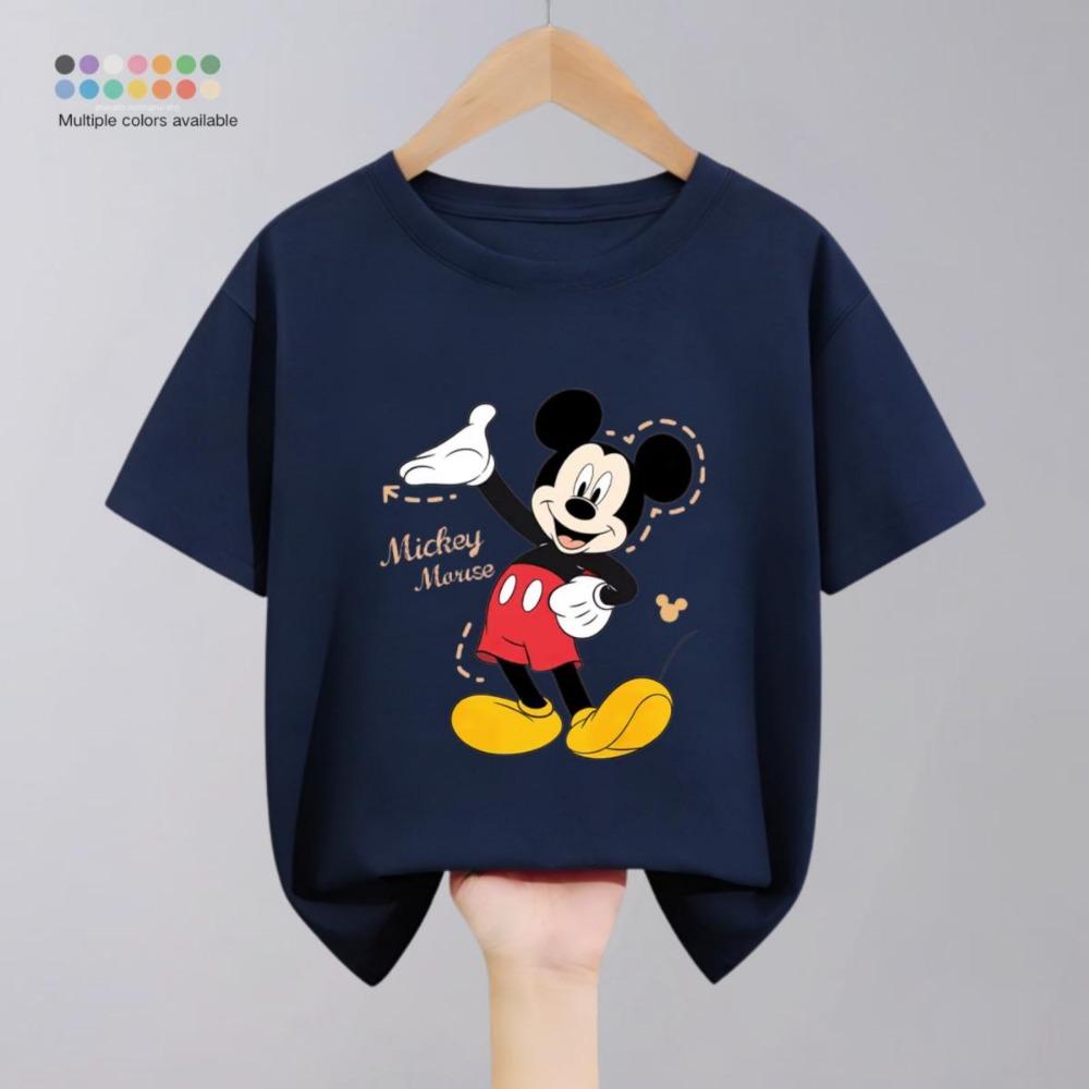 Solid color simple printed short-sleeved T-shirt, casual cartoon T-shirt, children s clothing 160
Solid color simple printed short-sleeved T-shirt, casual cartoon T-shirt, children s clothing 160