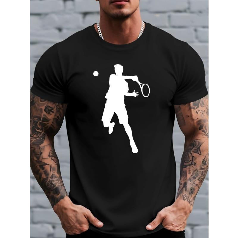 Men s White & Brown Tennis Player Design Short Sleeve Shirt - Breathable Round Neck Summer Outdoor Sports Apparel Suitable for Cycling, Hiking, Tennis S чёрный
Men s White & Brown Tennis Player Design Short Sleeve Shirt - Breathable Round Neck Summer Outdoor Sports Apparel Suitable for Cycling, Hiking, Tennis S чёрный
