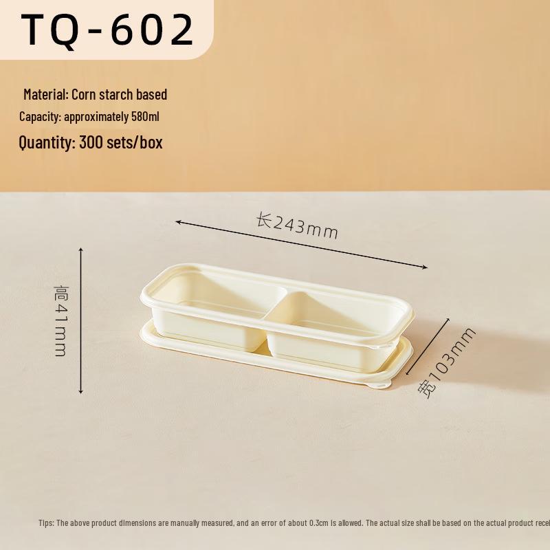 Eco-Friendly Corn Starch Disposable Bento Box
Eco-Friendly Corn Starch Disposable Bento Box