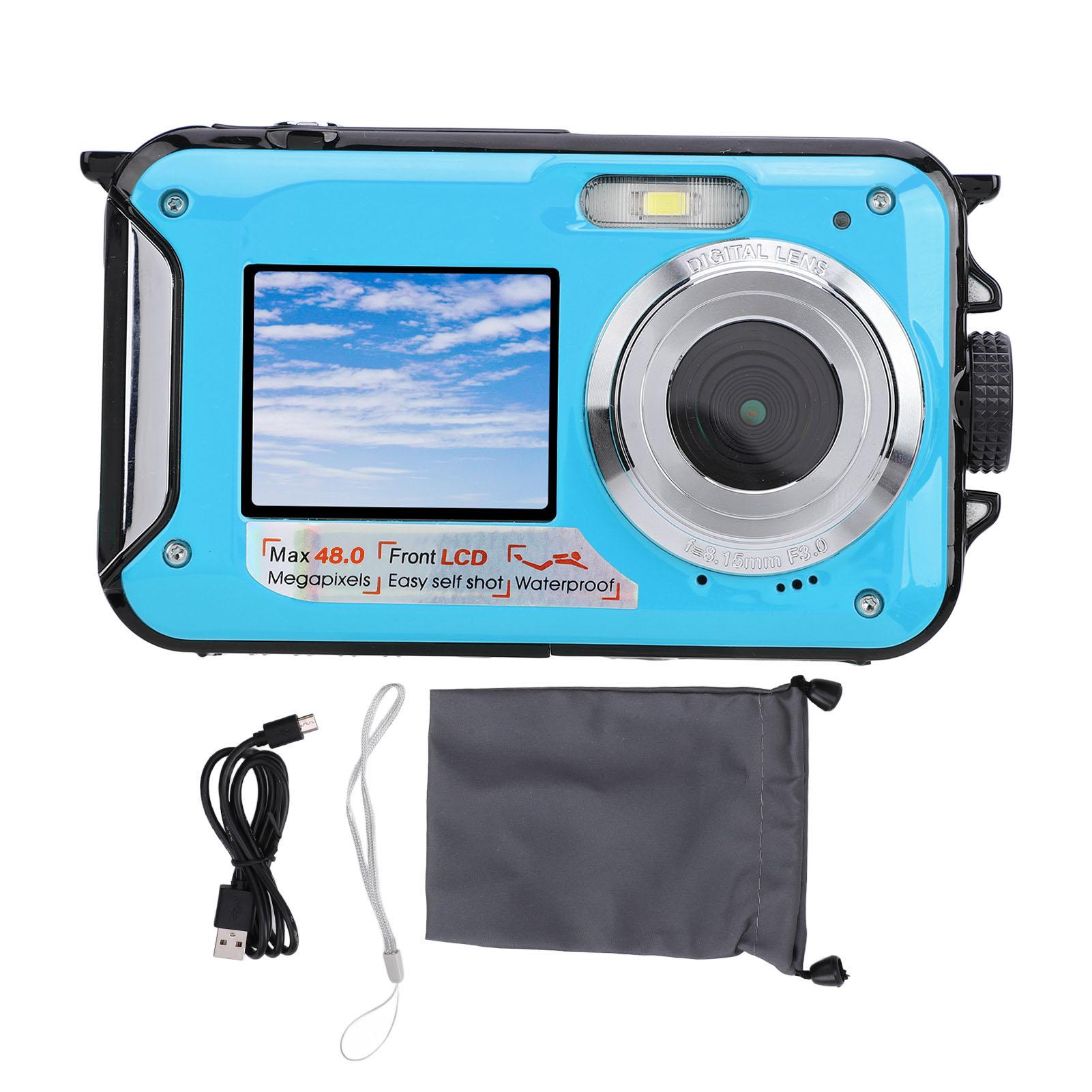 2.7K Underwater Camera with Dual Screens 48MP 16X Zoom 11FT Water Resistant Compact Digital Camera жовтий
2.7K Underwater Camera with Dual Screens 48MP 16X Zoom 11FT Water Resistant Compact Digital Camera жовтий