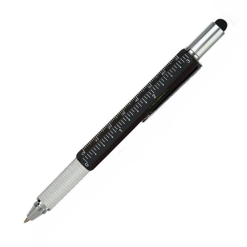 6 in 1 Multifunctional Pen Touch Screen Stylus Capacitive Pen with Screwdriver Ruler Levelgauge Refillable Ballpoint Pencil Tool чорний
6 in 1 Multifunctional Pen Touch Screen Stylus Capacitive Pen with Screwdriver Ruler Levelgauge Refillable Ballpoint Pencil Tool чорний
