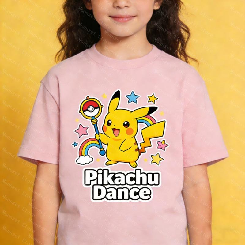 Kid s Pikachu Dance T-shirt Kids Short Sleeve Cartoon Pokémon Top for Boys Girls Summer Casual Tee Fashion Women s Clothing 110
Kid s Pikachu Dance T-shirt Kids Short Sleeve Cartoon Pokémon Top for Boys Girls Summer Casual Tee Fashion Women s Clothing 110