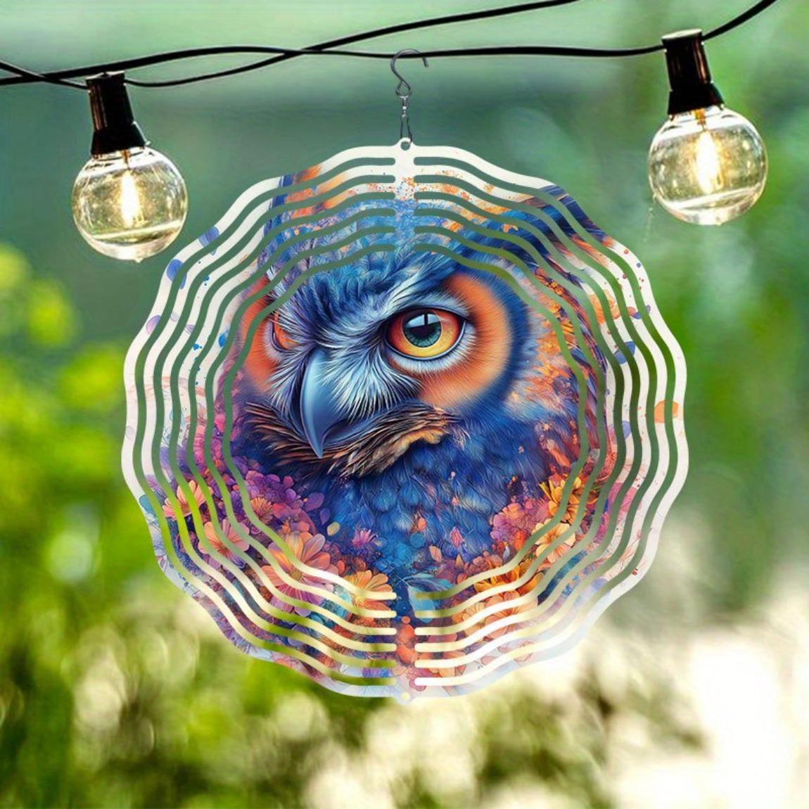 Classic Colorful Owl Wind Chime Metal Rotating Kinetic Hanging Decoration for Outdoor Garden Patio Christmas Thanksgiving Gift
Classic Colorful Owl Wind Chime Metal Rotating Kinetic Hanging Decoration for Outdoor Garden Patio Christmas Thanksgiving Gift