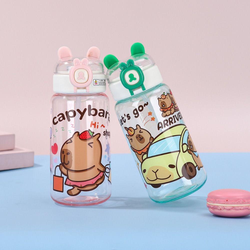 Cute Capybara Water Bottles Cartoon Capybara Drinking Bottle Sport Water Bottle Bubble Tea рожевий
Cute Capybara Water Bottles Cartoon Capybara Drinking Bottle Sport Water Bottle Bubble Tea рожевий