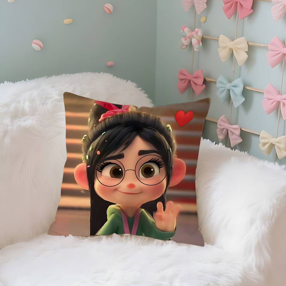 WWrecks It Ralphs Case Plush Fabric Soft Pillowcase Double Sided Print Cushion Cover Household Gifts 40x40CM(16x16in)
WWrecks It Ralphs Case Plush Fabric Soft Pillowcase Double Sided Print Cushion Cover Household Gifts 40x40CM(16x16in)