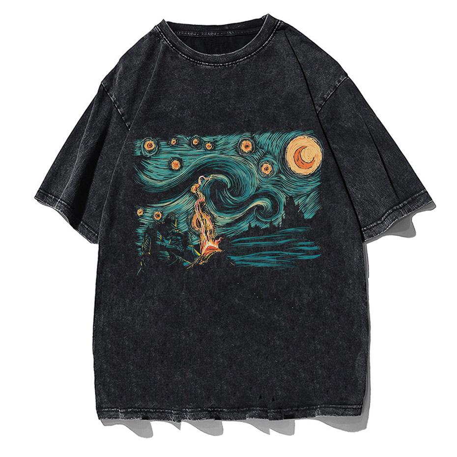 Starry Souls Dark Souls T-Shirts Oversized 100% Cotton O Neck Vintage Short Sleeve Men Women Casual Vintage T Shirt
Starry Souls Dark Souls T-Shirts Oversized 100% Cotton O Neck Vintage Short Sleeve Men Women Casual Vintage T Shirt