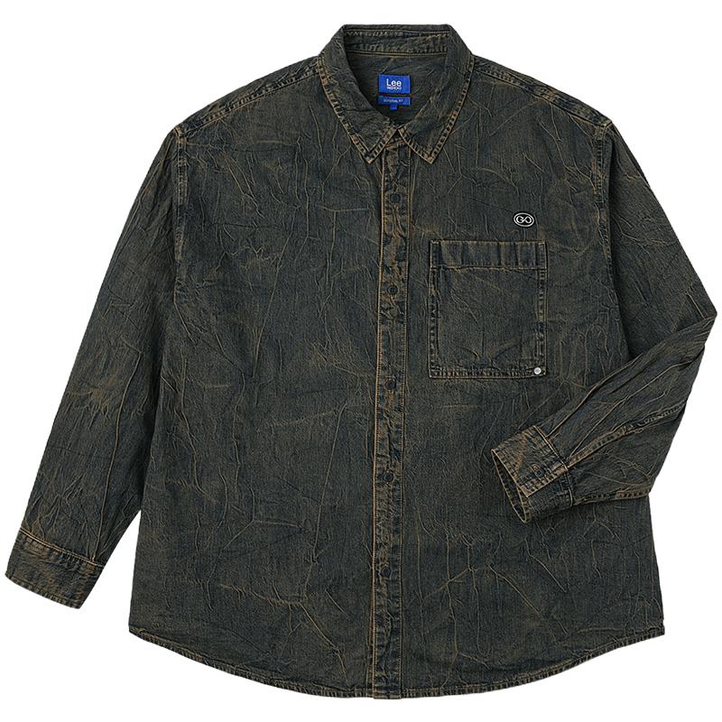 Lee Men s Loose Fit Vintage Denim Long-Sleeve Shirt M
Lee Men s Loose Fit Vintage Denim Long-Sleeve Shirt M