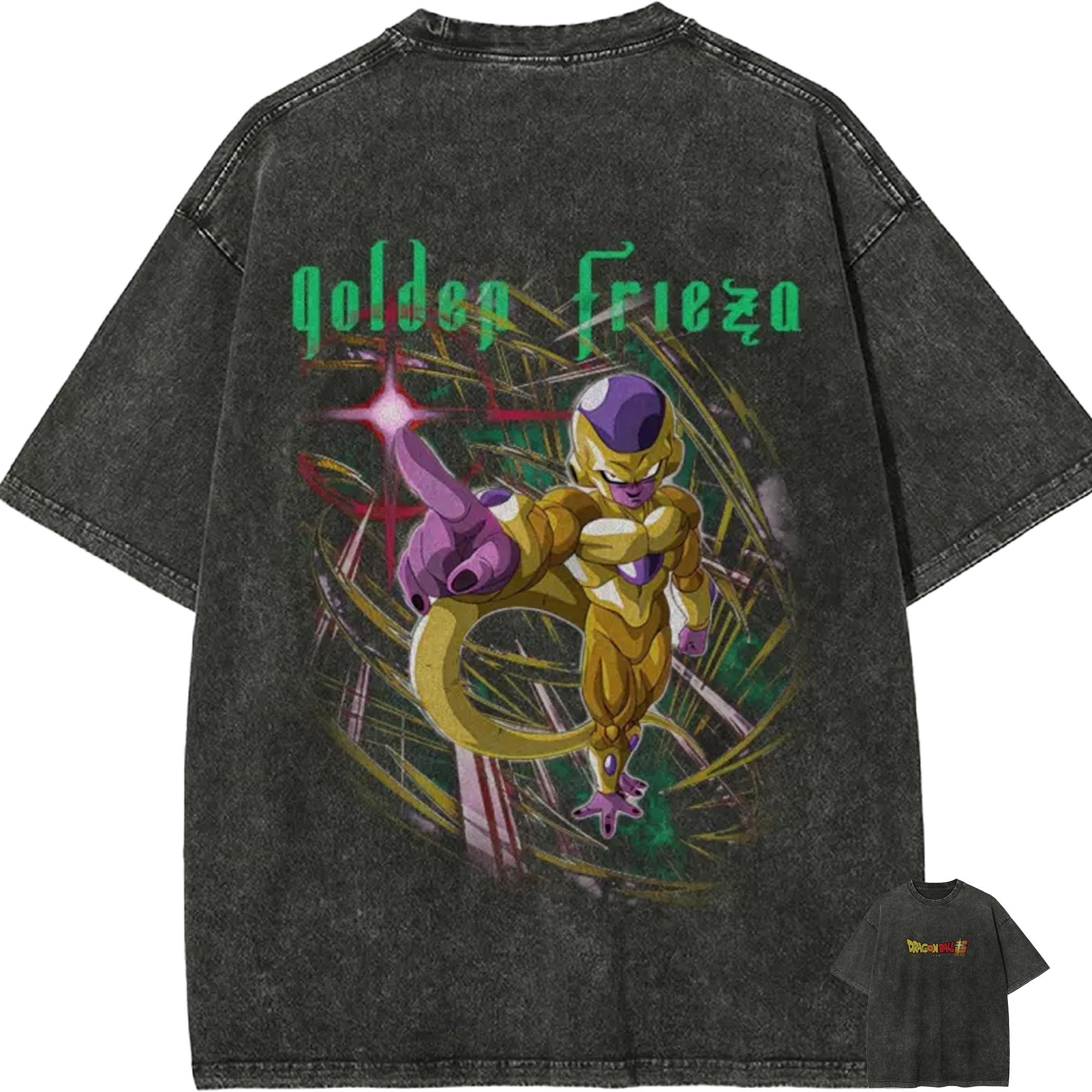 Dragon Ball Golden Frieza T Shirt Men Acid Wash Oversized Streetwear Anime Gold Cotton Vintage Gym Training Top Tee Graphic M
Dragon Ball Golden Frieza T Shirt Men Acid Wash Oversized Streetwear Anime Gold Cotton Vintage Gym Training Top Tee Graphic M