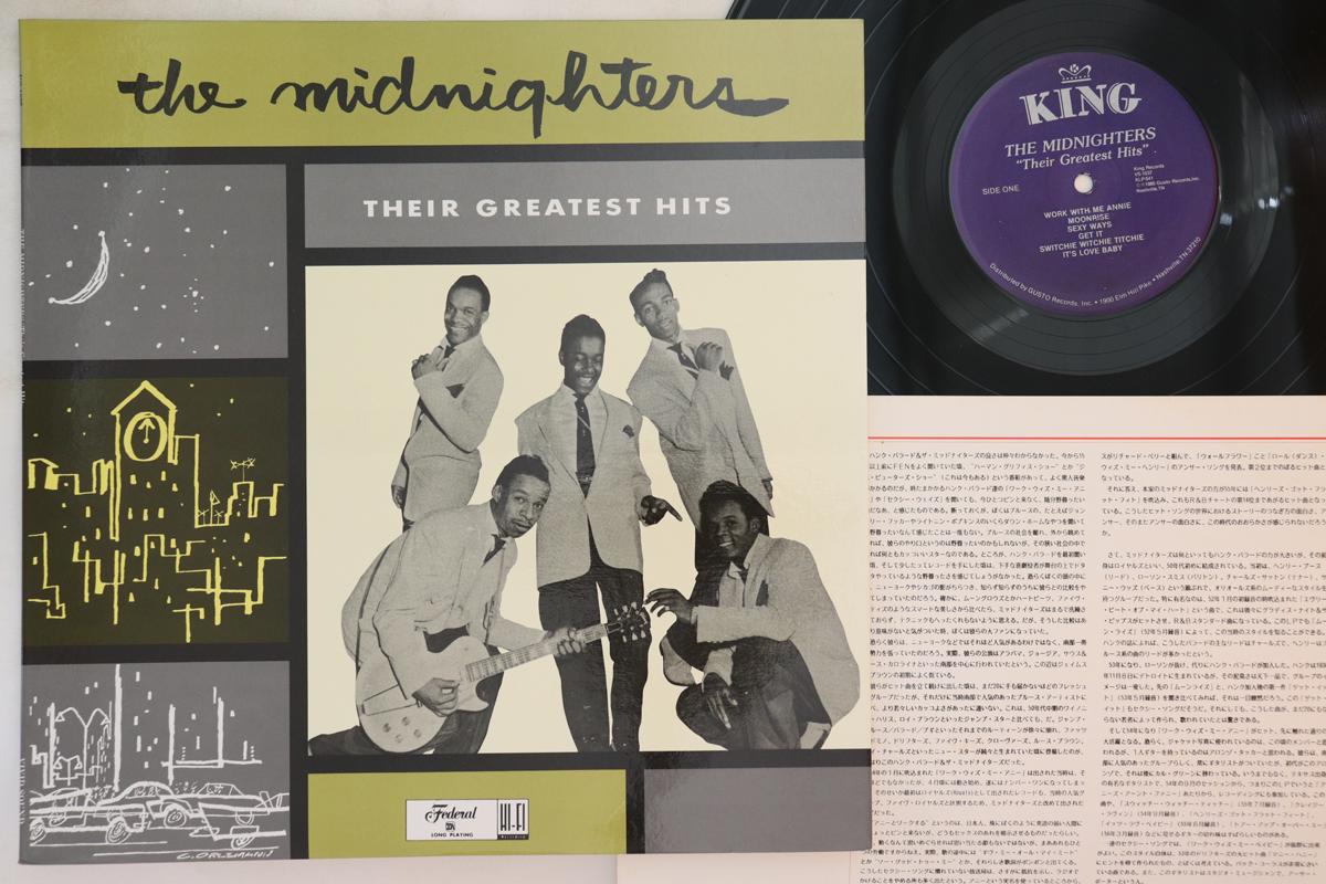 LP Record MIDNIGHTERS - Their Greatest Hits VS1037 KING, VIVID SOU Japan Soul/Funk Used
LP Record MIDNIGHTERS - Their Greatest Hits VS1037 KING, VIVID SOU Japan Soul/Funk Used