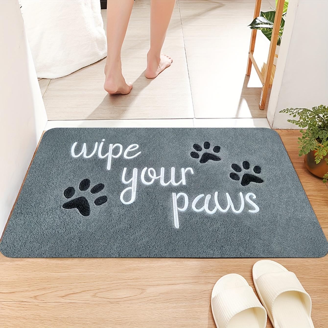1 pc, Wipe Your Paws Welcome Mat, Large Rectangular Polyester Doormat, Non-Slip, Indoor/Outdoor Dog-Friendly Entryway Rug 40X60cm
1 pc, Wipe Your Paws Welcome Mat, Large Rectangular Polyester Doormat, Non-Slip, Indoor/Outdoor Dog-Friendly Entryway Rug 40X60cm
