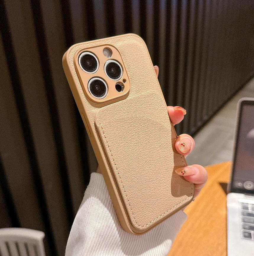Lychee Pattern Leather Card Holder Sticker for iPhone 13/14/15/16 Pro Max Case with Card Slot 16 Pro Max
Lychee Pattern Leather Card Holder Sticker for iPhone 13/14/15/16 Pro Max Case with Card Slot 16 Pro Max