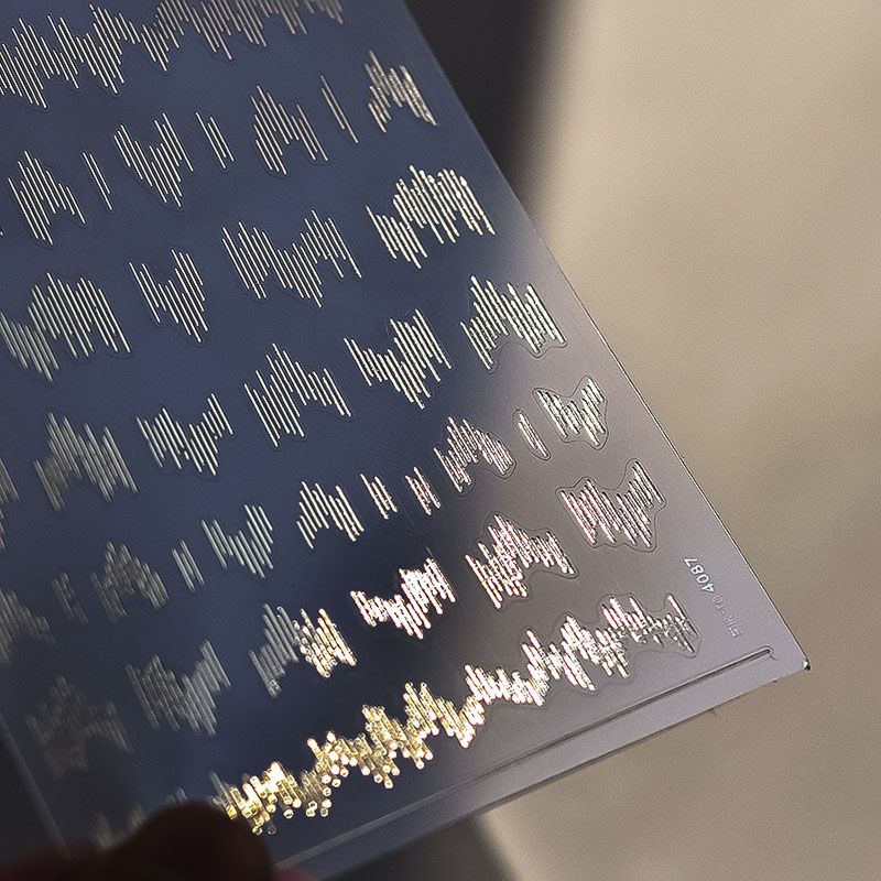 Bronzing Silver Stripes Nail Sticker Tomoni Relief 5D Internet Celebrity Laser Reflective Stripe Nail Sticker Decorations New gilded 4087
Bronzing Silver Stripes Nail Sticker Tomoni Relief 5D Internet Celebrity Laser Reflective Stripe Nail Sticker Decorations New gilded 4087
