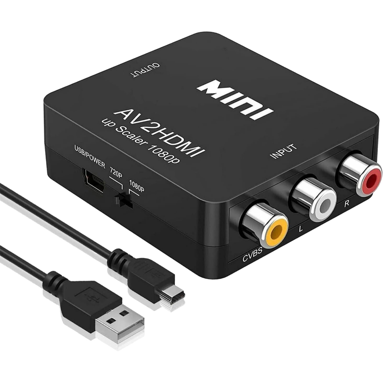 RCA to HDMI Conversion Converter AV to HDMI Conversion Converter RCA HDMI Conversion Adapter 1080P 720P Switching 60Hz AV Composite 3 Color Terminal
RCA to HDMI Conversion Converter AV to HDMI Conversion Converter RCA HDMI Conversion Adapter 1080P 720P Switching 60Hz AV Composite 3 Color Terminal
