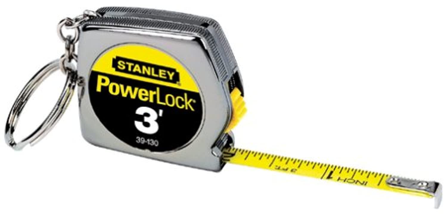 Stanley 39-130 Keytape Powerlock Rule-3 Key Ring Tape Rule (Imported)
Stanley 39-130 Keytape Powerlock Rule-3 Key Ring Tape Rule (Imported)