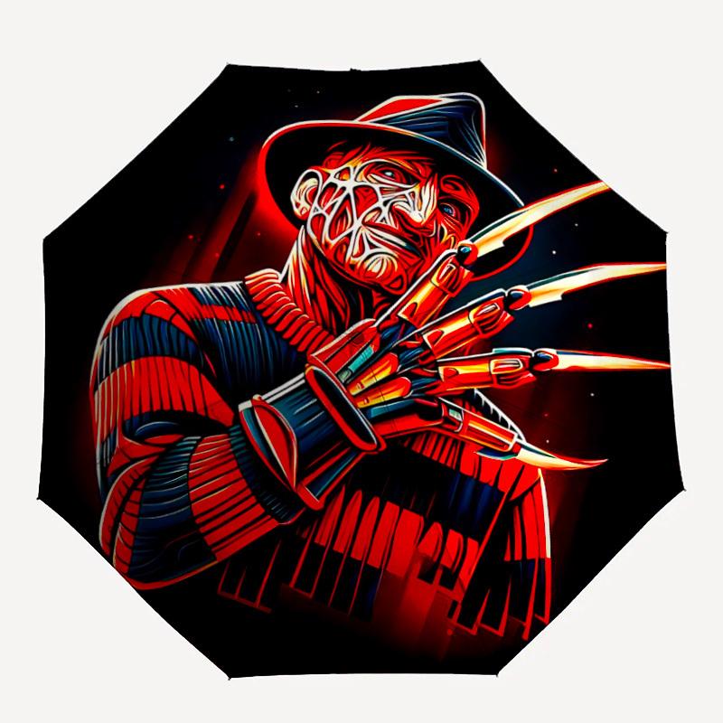 1pc A Nightmare on Elm Street Automatic Folding Umbrella - Compact 8-Rib Design, Durable Plastic & Iron, Lightweight for Outdoor Daily Use22089
1pc A Nightmare on Elm Street Automatic Folding Umbrella - Compact 8-Rib Design, Durable Plastic & Iron, Lightweight for Outdoor Daily Use22089