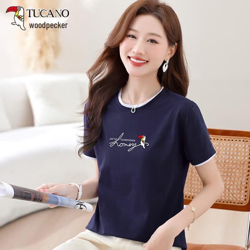 TUCANO 2026 Summer Faux Two-Piece Printed Cotton T-Shirt XL
TUCANO 2026 Summer Faux Two-Piece Printed Cotton T-Shirt XL