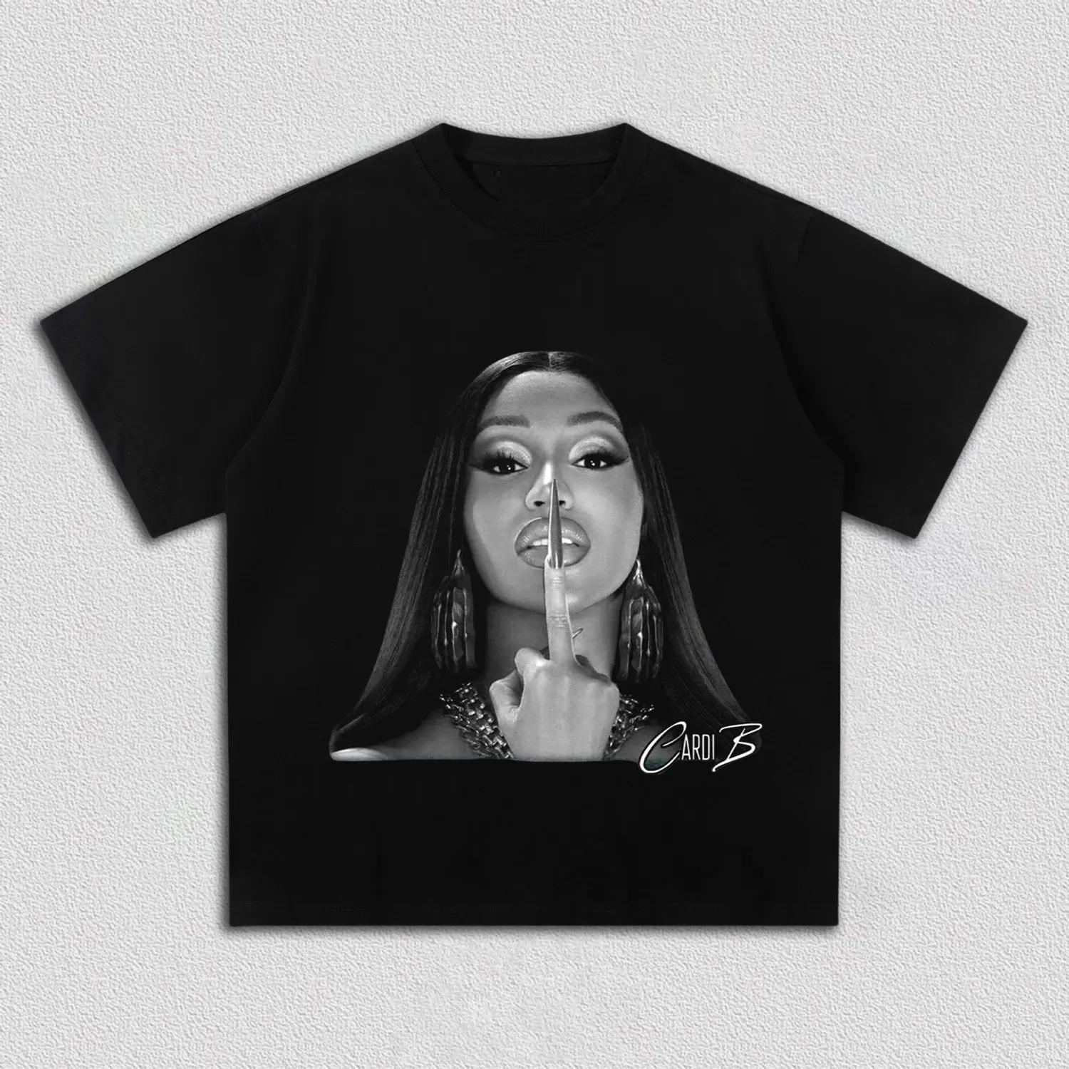 Cardi B Graphic T-Shirt Men Women Hip Hop Rap Star Icon Black White Casual Cotton Streetwear Tops S разноцветный
Cardi B Graphic T-Shirt Men Women Hip Hop Rap Star Icon Black White Casual Cotton Streetwear Tops S разноцветный