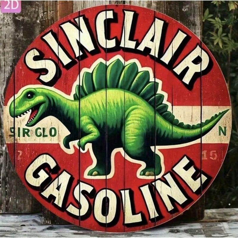 Metal Poster Dino Sinclair Retro Gas Station Wall Art for Garage
Metal Poster Dino Sinclair Retro Gas Station Wall Art for Garage