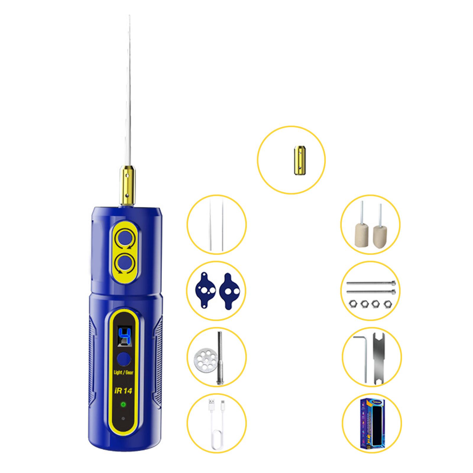 Профессиональный электрический удалитель клея для экранов телефонов со встроенным аккумулятором для техников по ремонту мобильных телефонов и энтузиастов-самоучек A
Профессиональный электрический удалитель клея для экранов телефонов со встроенным аккумулятором для техников по ремонту мобильных телефонов и энтузиастов-самоучек A