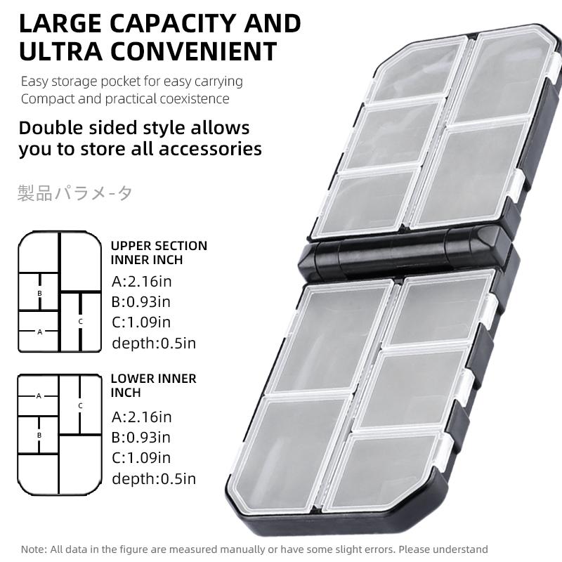 BEARKING MINI двухсторонняя коробка для рыболовных снастей с кольцами, коробка для хранения крючков, приманок, рыболовные аксессуары, пластиковый чехол для хранения VS-X чёрный
BEARKING MINI двухсторонняя коробка для рыболовных снастей с кольцами, коробка для хранения крючков, приманок, рыболовные аксессуары, пластиковый чехол для хранения VS-X чёрный