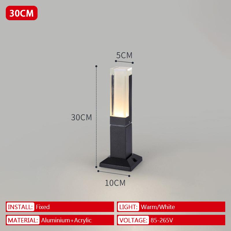 LED Lawn Light Outdoor Waterproof IP65 10W H30~100cm Aluminum Acrylic Light AC85-265V Garden Trail Square Landscape Lawn Light Warm light
LED Lawn Light Outdoor Waterproof IP65 10W H30~100cm Aluminum Acrylic Light AC85-265V Garden Trail Square Landscape Lawn Light Warm light