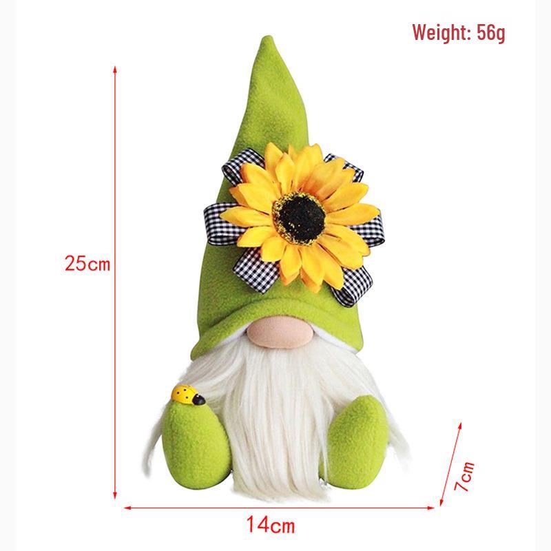 Bee Festival Gnome Doll: Cute Sunflower Goblin in Autumn Colors Ornament Default зелений
Bee Festival Gnome Doll: Cute Sunflower Goblin in Autumn Colors Ornament Default зелений