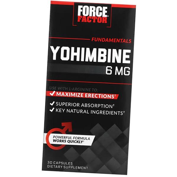 Йохімбін з Екстрактом чорного перцю, Yohimbine 6, Force Factor 30капс (08641002) 30caps
Йохімбін з Екстрактом чорного перцю, Yohimbine 6, Force Factor 30капс (08641002) 30caps