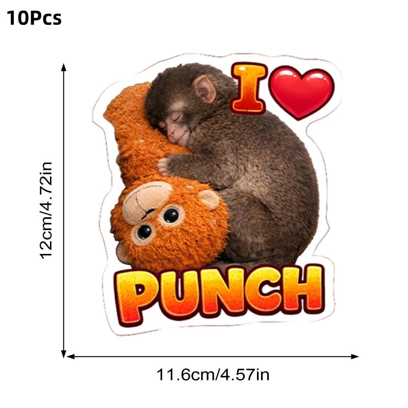 10Pcs Cartoon Cute Protect Punch The Monkey Sticker Diy Scrapbook Notebook Phone Case Decorations Sticker Children S Gifts A5
10Pcs Cartoon Cute Protect Punch The Monkey Sticker Diy Scrapbook Notebook Phone Case Decorations Sticker Children S Gifts A5