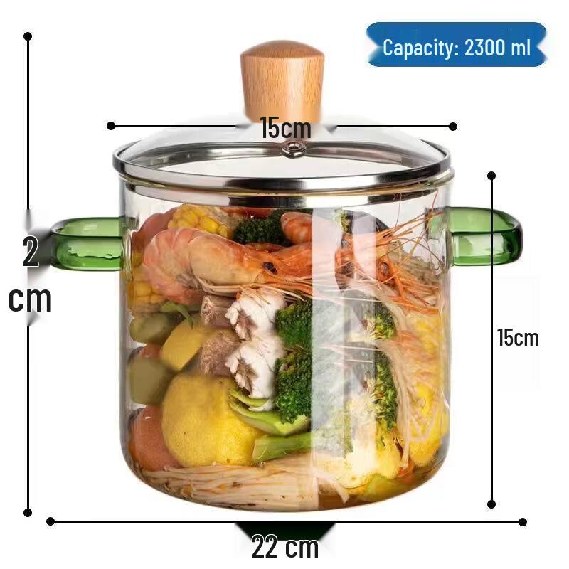 Clear Glass Soup & Stew Pot
Clear Glass Soup & Stew Pot