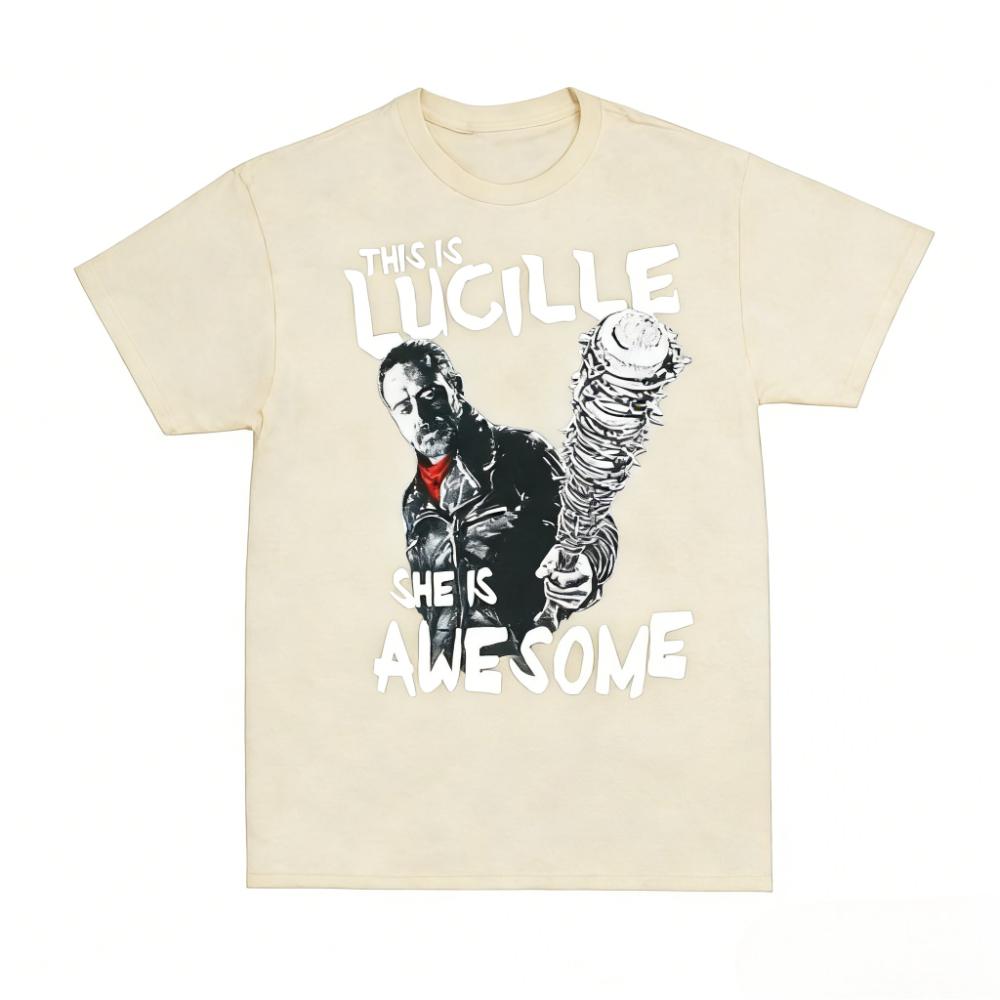 The Walking Dead Negan This Is Lucille Vintage TV Series Tee Mens Womens Iconic Lucille Swing Graphic Casual Streetwear TShirt XL
The Walking Dead Negan This Is Lucille Vintage TV Series Tee Mens Womens Iconic Lucille Swing Graphic Casual Streetwear TShirt XL