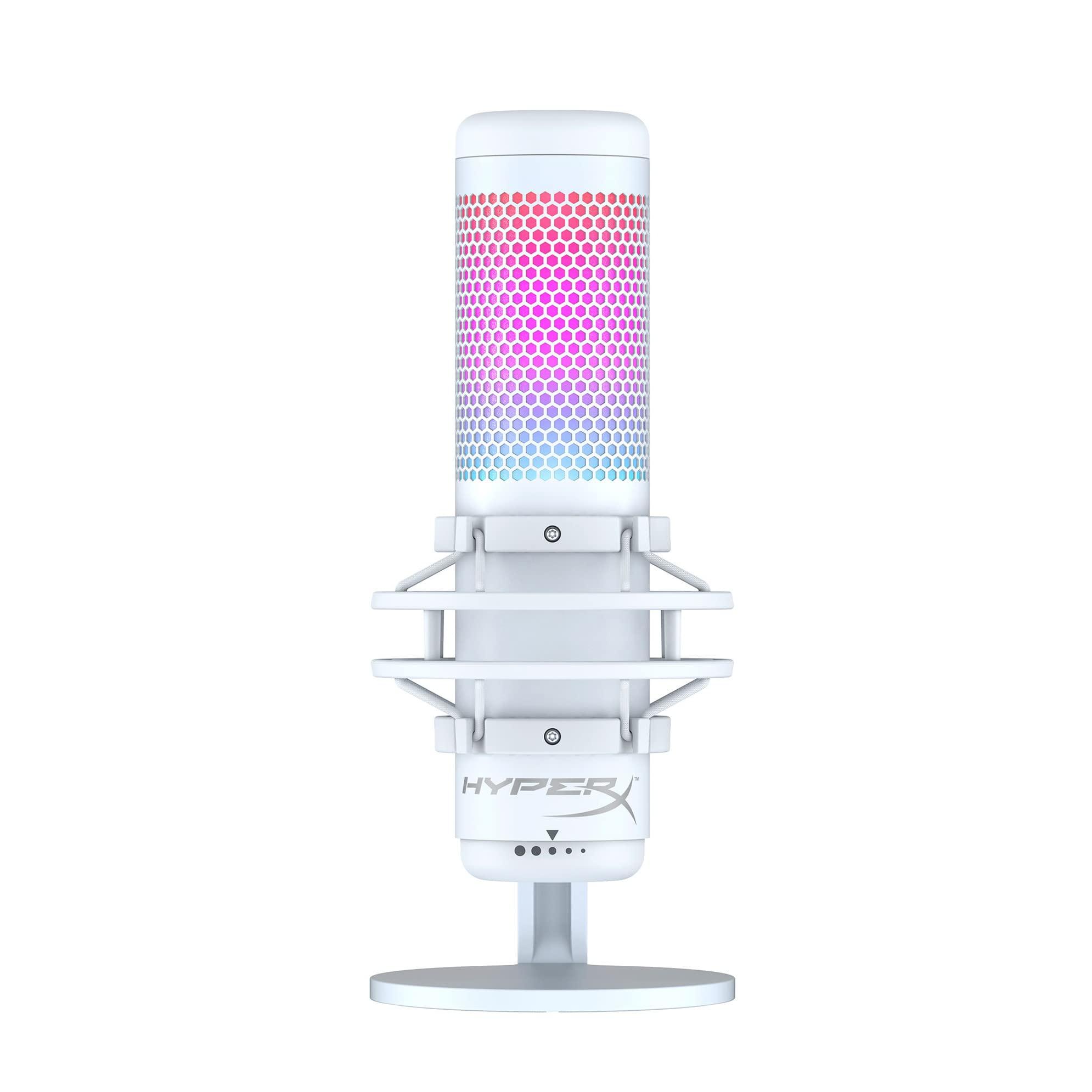 HyperX QuadCast S Standalone Microphone RGB Lighting White For TeleworkStreamersContent CreatorsGamersPC, PS4, PS5 Usable 2 Year Warranty 519P0AA For
HyperX QuadCast S Standalone Microphone RGB Lighting White For TeleworkStreamersContent CreatorsGamersPC, PS4, PS5 Usable 2 Year Warranty 519P0AA For