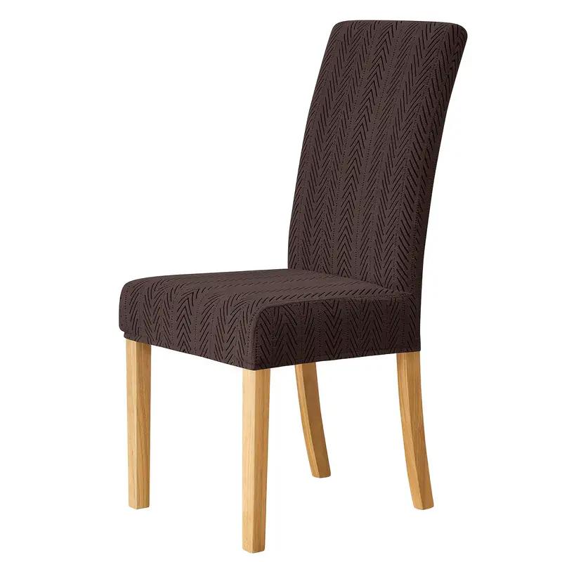 Stripes Jacquard Dining Chair Covers All Seasons Universal Chair Slipcovers Elastic Durable Protective Case for Hotel Party 1PC
Stripes Jacquard Dining Chair Covers All Seasons Universal Chair Slipcovers Elastic Durable Protective Case for Hotel Party 1PC