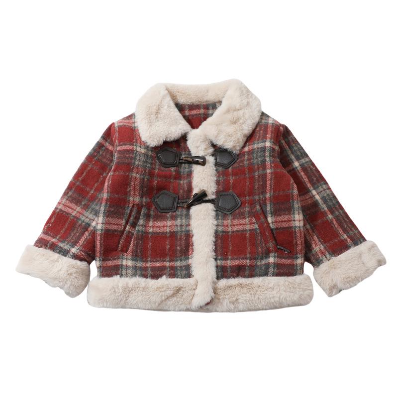 Девичье стеганое шерстяное пальто в клетку с флисовой подкладкой - Осень/Зима 2025 140cm
Девичье стеганое шерстяное пальто в клетку с флисовой подкладкой - Осень/Зима 2025 140cm
