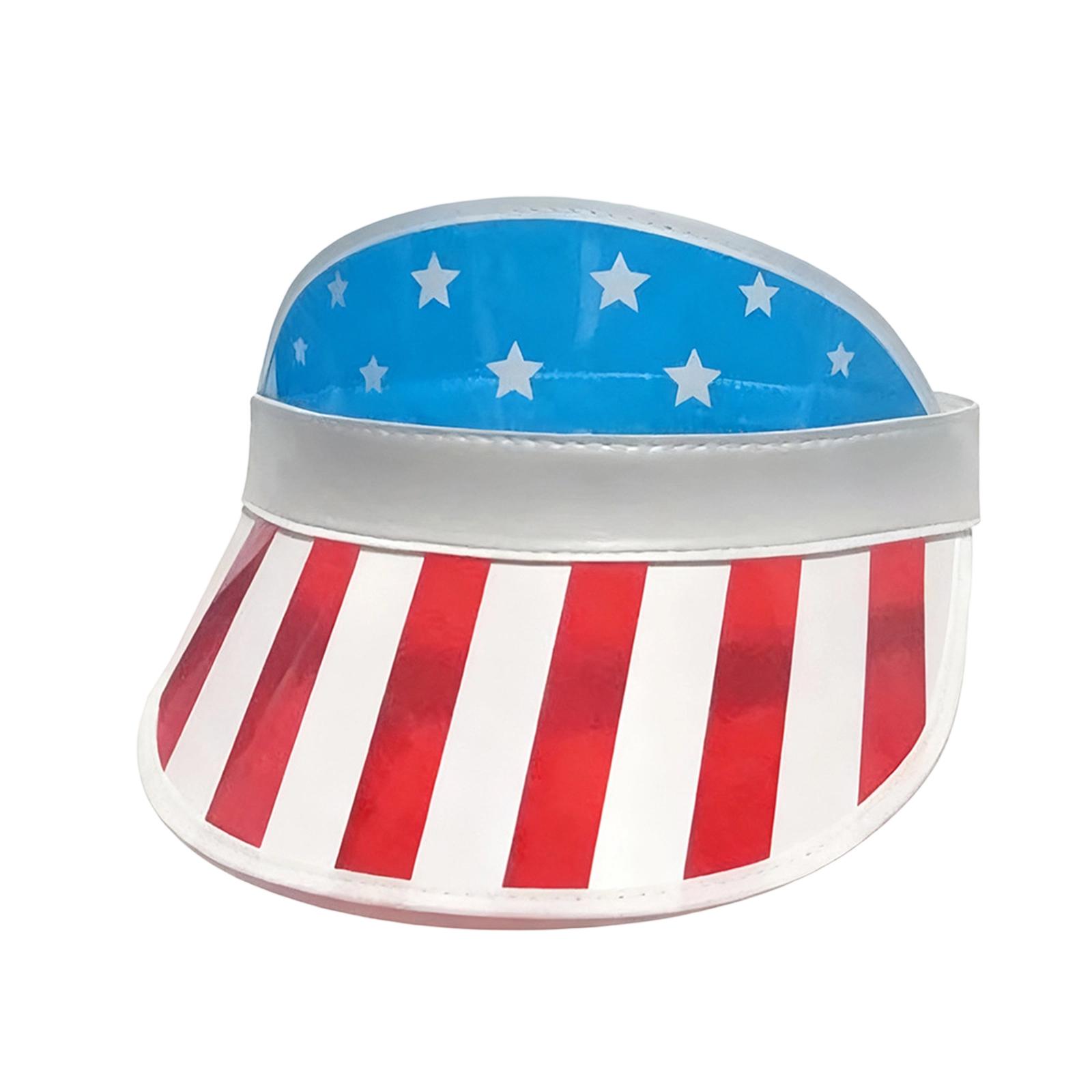 American USA Flags Visor for Men Stars and Stripes Print Patriotic Hollow Top Sun Hat One Size
American USA Flags Visor for Men Stars and Stripes Print Patriotic Hollow Top Sun Hat One Size