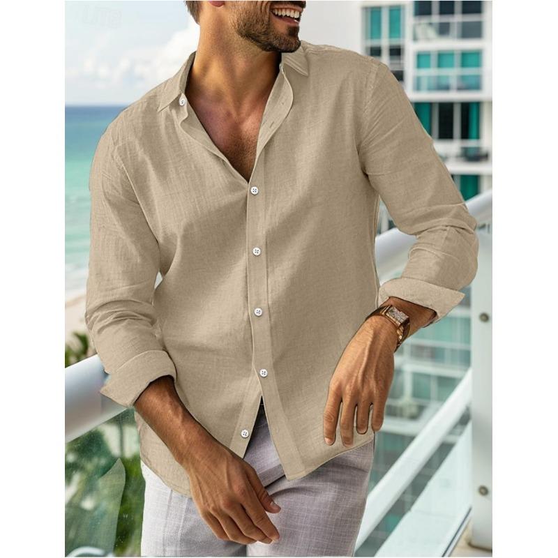 Мужская летняя рубашка на пуговицах, рубашка с длинным рукавом, однотонная, с лацканами, весенне-летняя, повседневная одежда для ежедневной носки XXXL хаки
Мужская летняя рубашка на пуговицах, рубашка с длинным рукавом, однотонная, с лацканами, весенне-летняя, повседневная одежда для ежедневной носки XXXL хаки