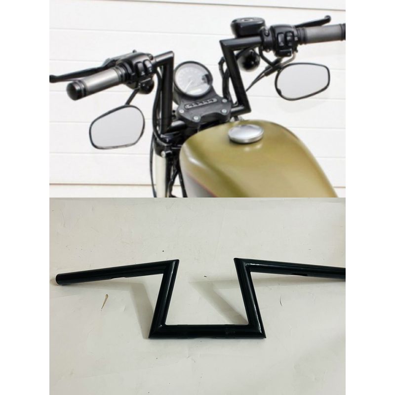 Applicable to Harley 883 1200 X48 Dai Na Street Fighter Soft Tail Restoration 1-Inch Retro Z-Shaped Lightning Handlebar 6 inch Black
Applicable to Harley 883 1200 X48 Dai Na Street Fighter Soft Tail Restoration 1-Inch Retro Z-Shaped Lightning Handlebar 6 inch Black