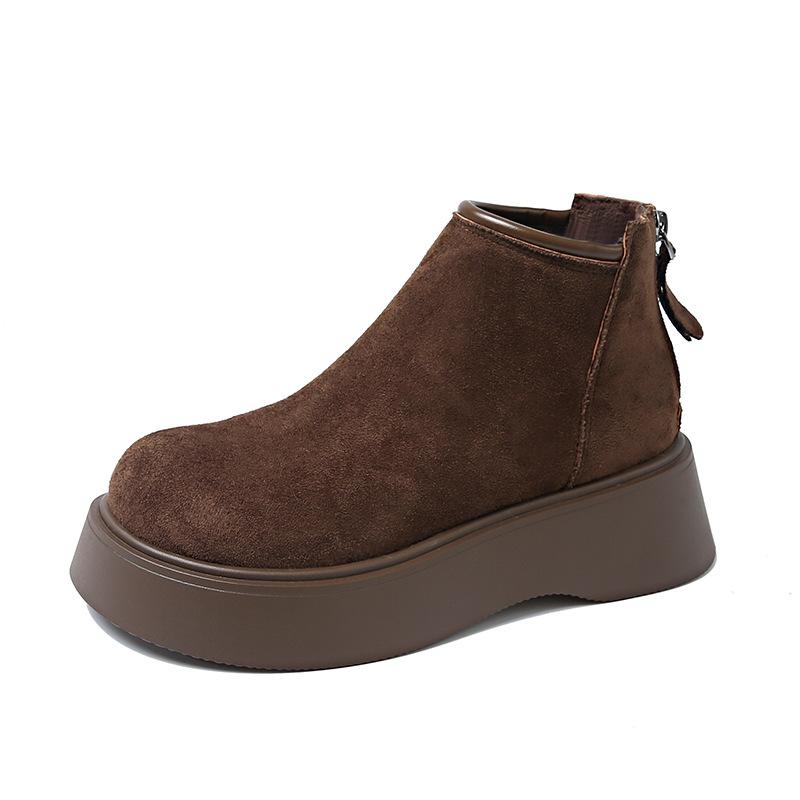 New velvet British Martin boots 2024 winter muffin platform snow boots women s rear zipper thermal cotton shoes 40 кавовий
New velvet British Martin boots 2024 winter muffin platform snow boots women s rear zipper thermal cotton shoes 40 кавовий