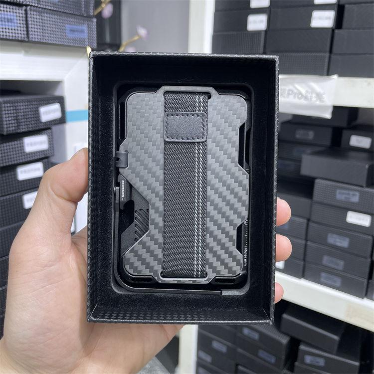 New original carbon fiber magnetic card sleeve metal 2-in-1 bracket with compatible mobile phone case ID card bank card Mute Black
New original carbon fiber magnetic card sleeve metal 2-in-1 bracket with compatible mobile phone case ID card bank card Mute Black