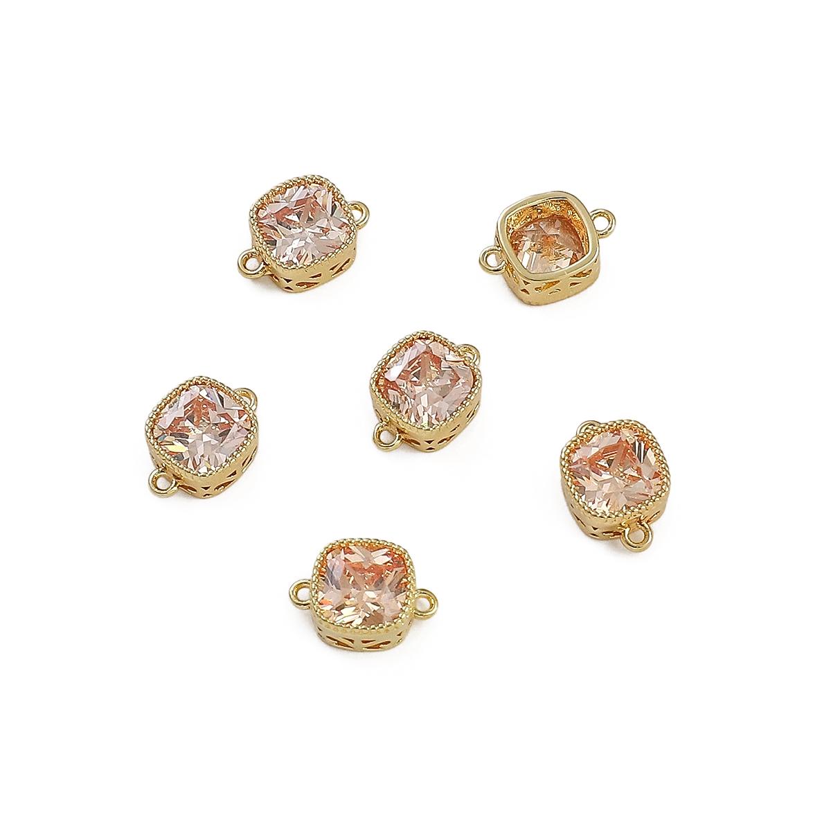 1 шт./пакет, золотой медный циркон, инкрустированный квадратной формы, двойной подвесной кулон, подвески для DIY, аксессуары для изготовления ювелирных изделий шампанского
1 шт./пакет, золотой медный циркон, инкрустированный квадратной формы, двойной подвесной кулон, подвески для DIY, аксессуары для изготовления ювелирных изделий шампанского