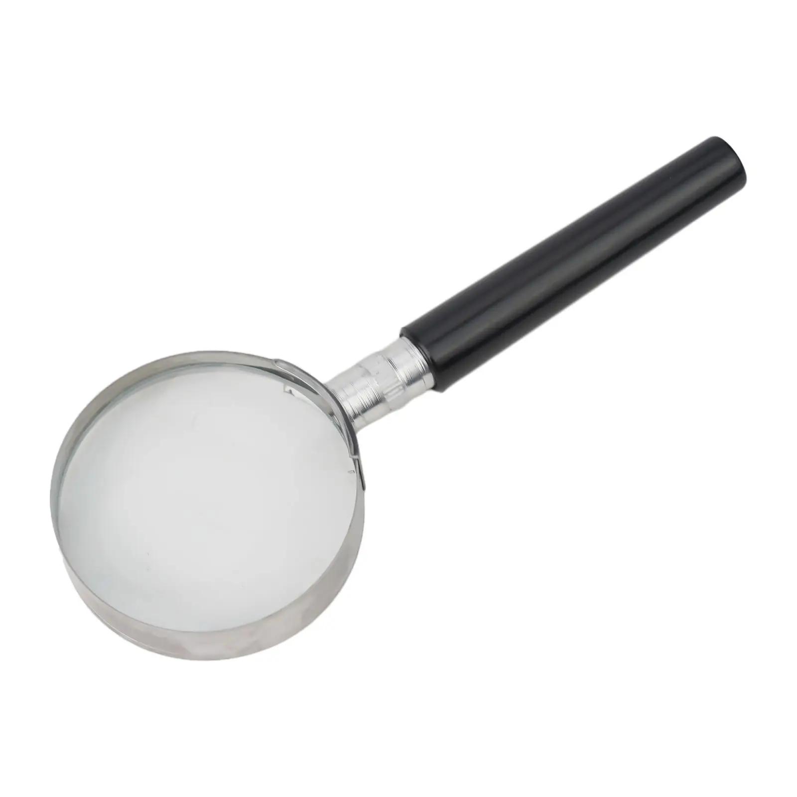 5X Magnification Handheld Magnifier Magnifying Glass Handle 50mm 2inch Handle Magnifier Loupe Glass Tool чорний
5X Magnification Handheld Magnifier Magnifying Glass Handle 50mm 2inch Handle Magnifier Loupe Glass Tool чорний