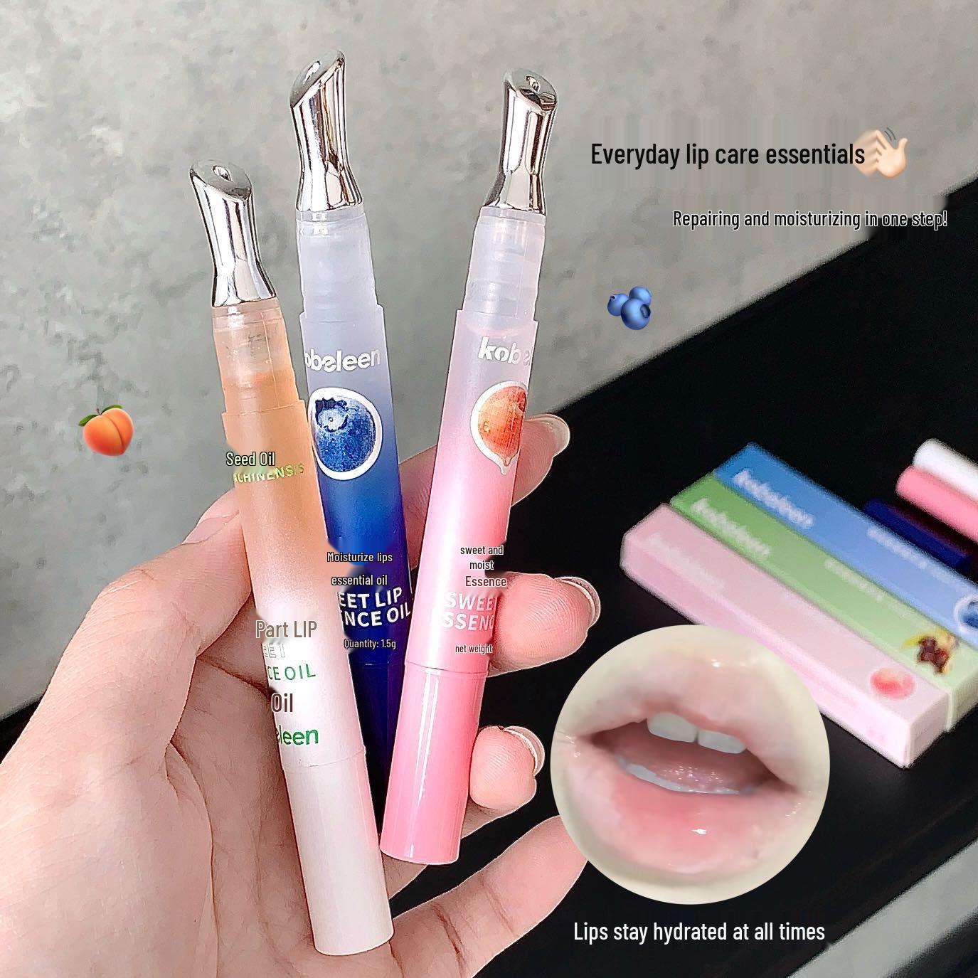 Kobeleen Hydrating Sweet Lip Essence Oil - Moisturizes, Hides Lip Lines, and Plumps for Tender Lips. 1.5g
Kobeleen Hydrating Sweet Lip Essence Oil - Moisturizes, Hides Lip Lines, and Plumps for Tender Lips. 1.5g