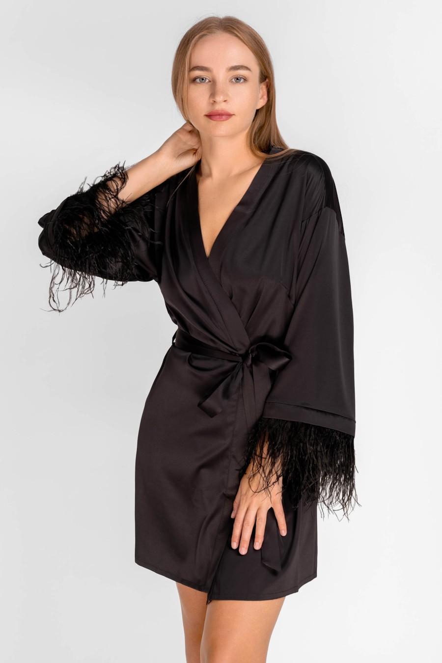 Халат Anabel Arto (90777) 50(2XL) прозорий колір чорний
Халат Anabel Arto (90777) 50(2XL) прозорий колір чорний
