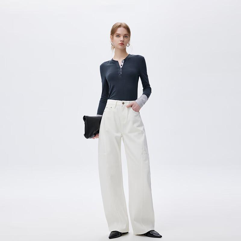 Women s Ivory White Wide-Leg Jeans 29
Women s Ivory White Wide-Leg Jeans 29