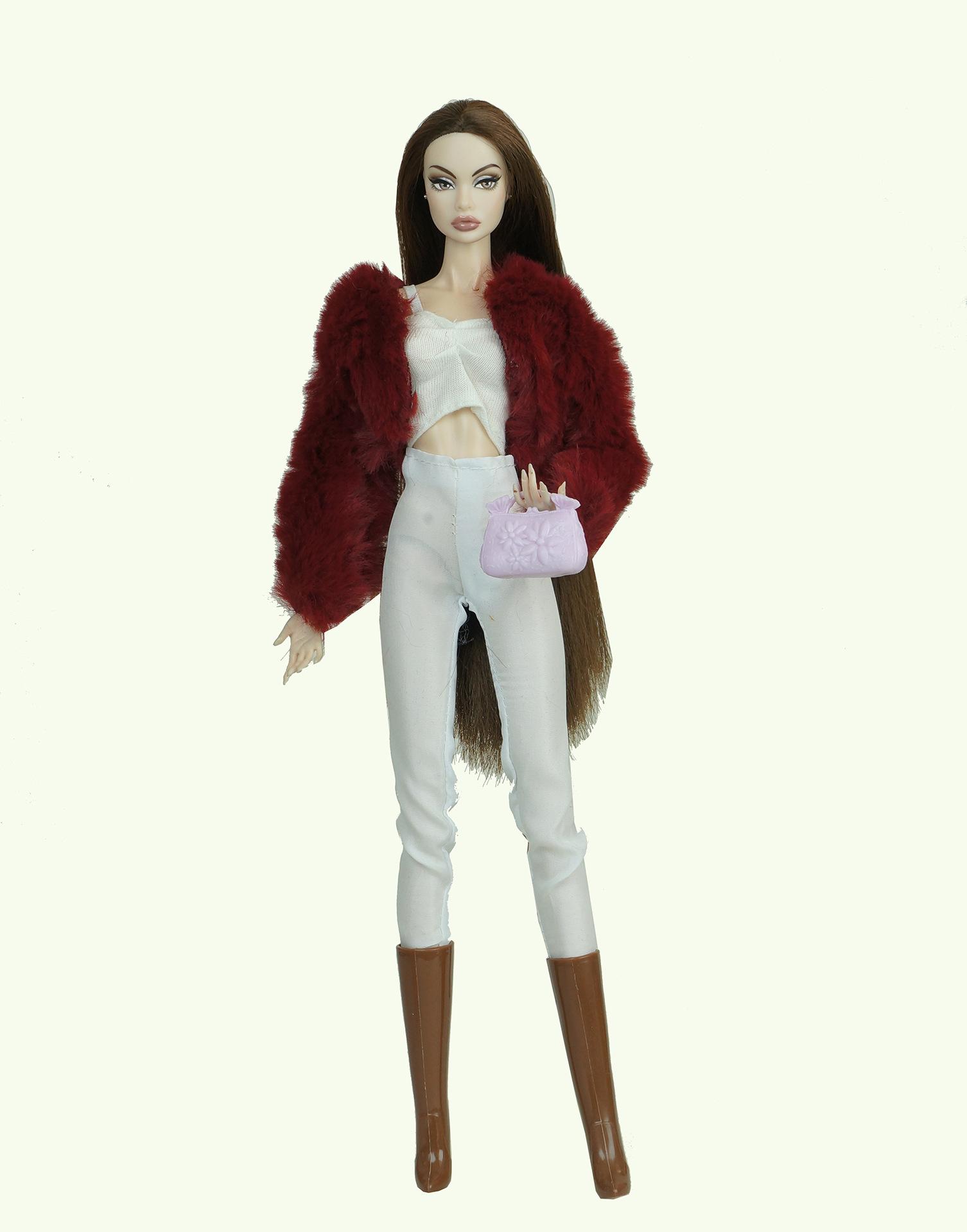 1/6 Supermodel Doll Dress Up Clothes Fur Coat+Inner+Pants+Boots+Bag Fashion Set For 30Cm Fr Doll Toy Sets Clothes Doll Accessorie No dolls
1/6 Supermodel Doll Dress Up Clothes Fur Coat+Inner+Pants+Boots+Bag Fashion Set For 30Cm Fr Doll Toy Sets Clothes Doll Accessorie No dolls