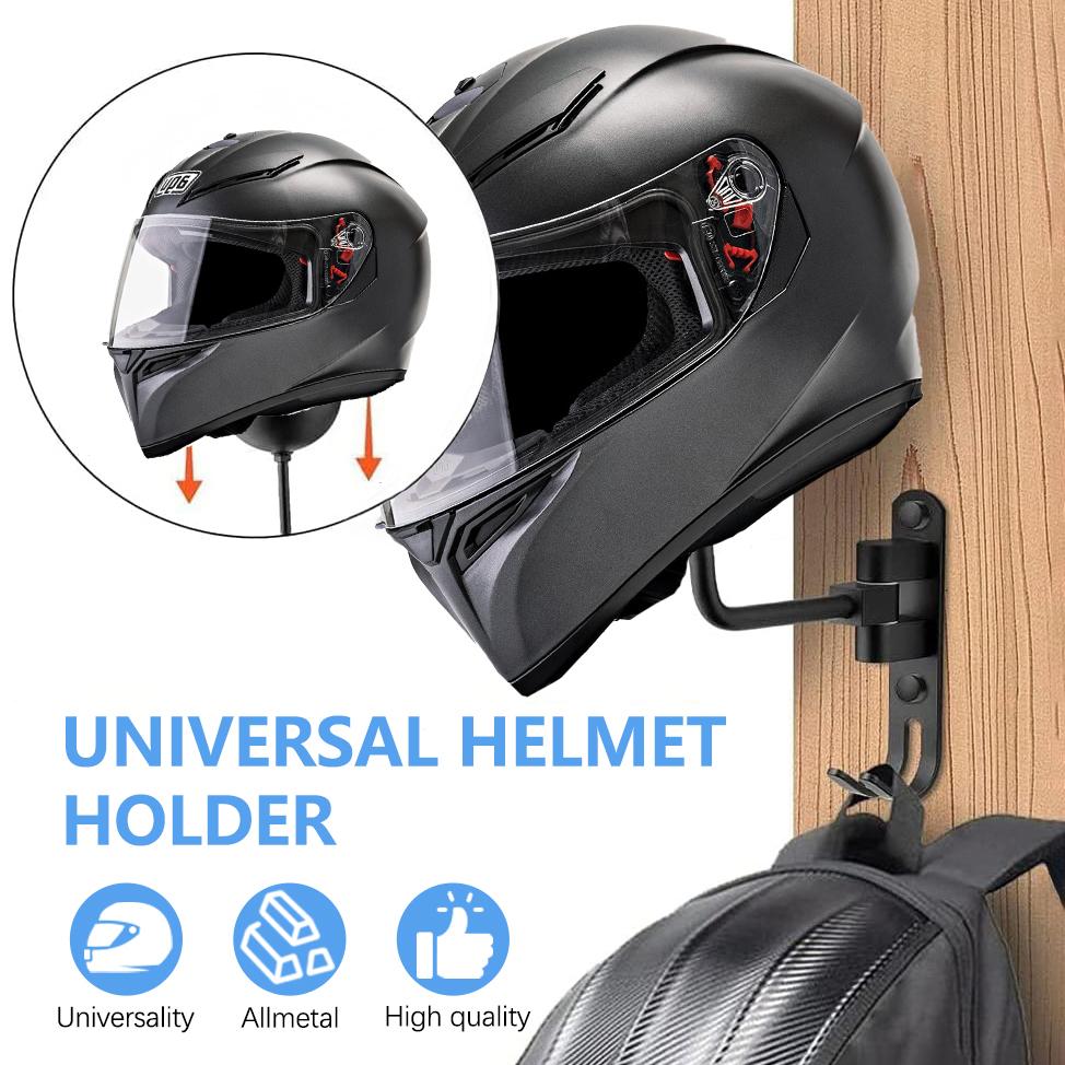 Motorcycle Helmet Rack Wall Mount Stain Steel Helmet Holder 180 Rotation Hanger with Double Hook Bike Helmet Holder Dropshipping
Motorcycle Helmet Rack Wall Mount Stain Steel Helmet Holder 180 Rotation Hanger with Double Hook Bike Helmet Holder Dropshipping